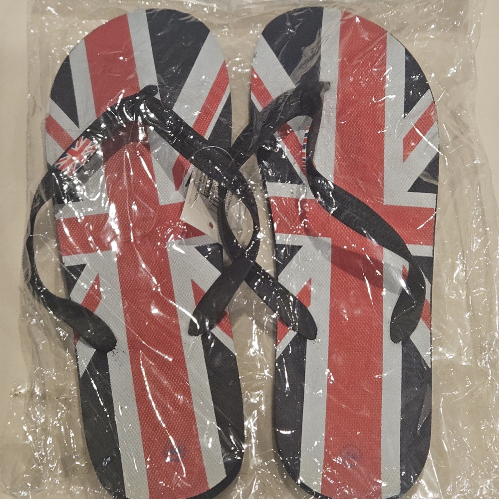 Union Jack Flip Flops Megadeth Tour